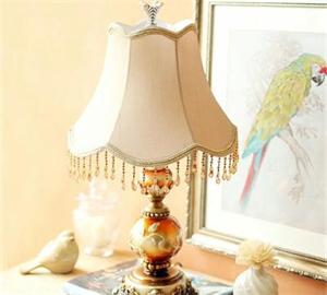 美式風(fēng)格臺燈 美式布藝臺燈 STD5801