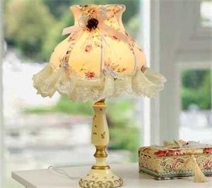 歐式田園風格臺燈 小清新臺燈 STD8817