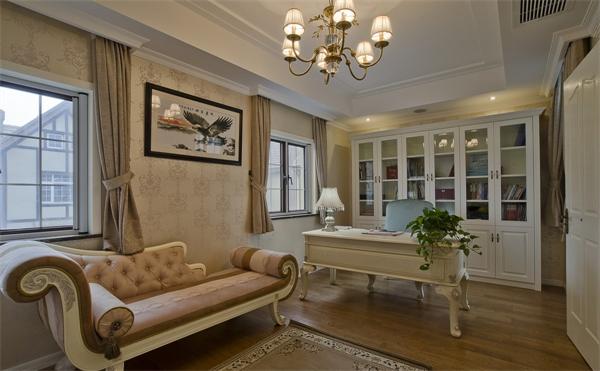 別墅吊燈工程之別墅書房吊燈設(shè)計(jì)案例