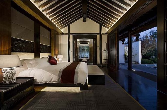 中式會(huì)所客房燈光設(shè)計(jì)