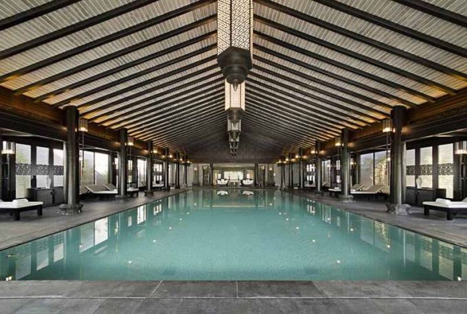 會(huì)所休閑泳池?zé)艄庠O(shè)計(jì)