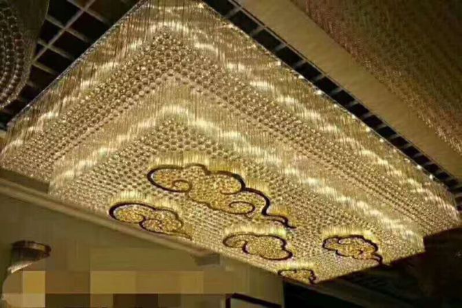 酒店大堂藝術頂燈非標定制