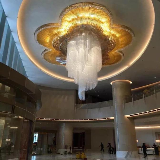 酒店大堂吊燈非標定制