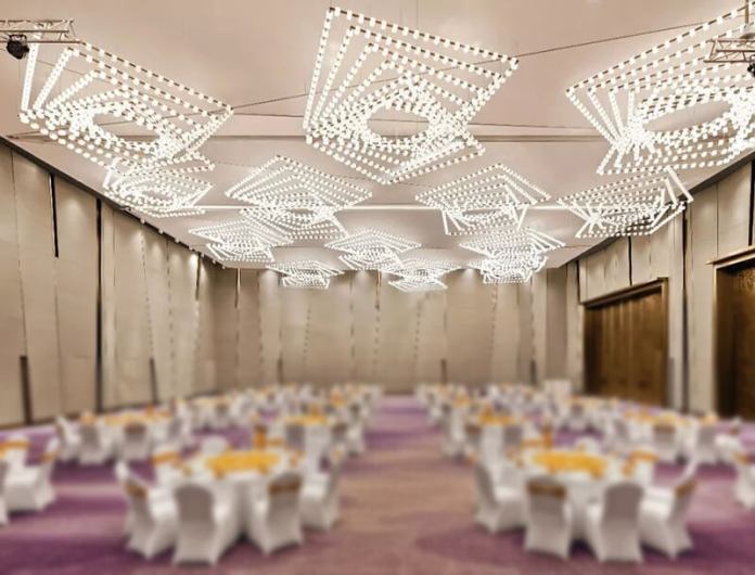 酒店天花吊燈，酒店藝術頂燈定制