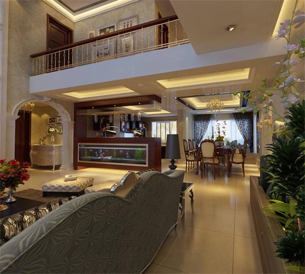 歐式風格別墅客廳吊燈工程定制效果圖 廠家發貨安裝