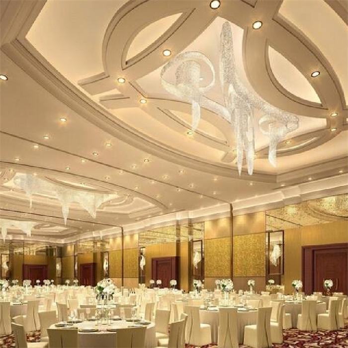 非標定制水晶燈_酒店宴會廳照明方案【孫氏照明】